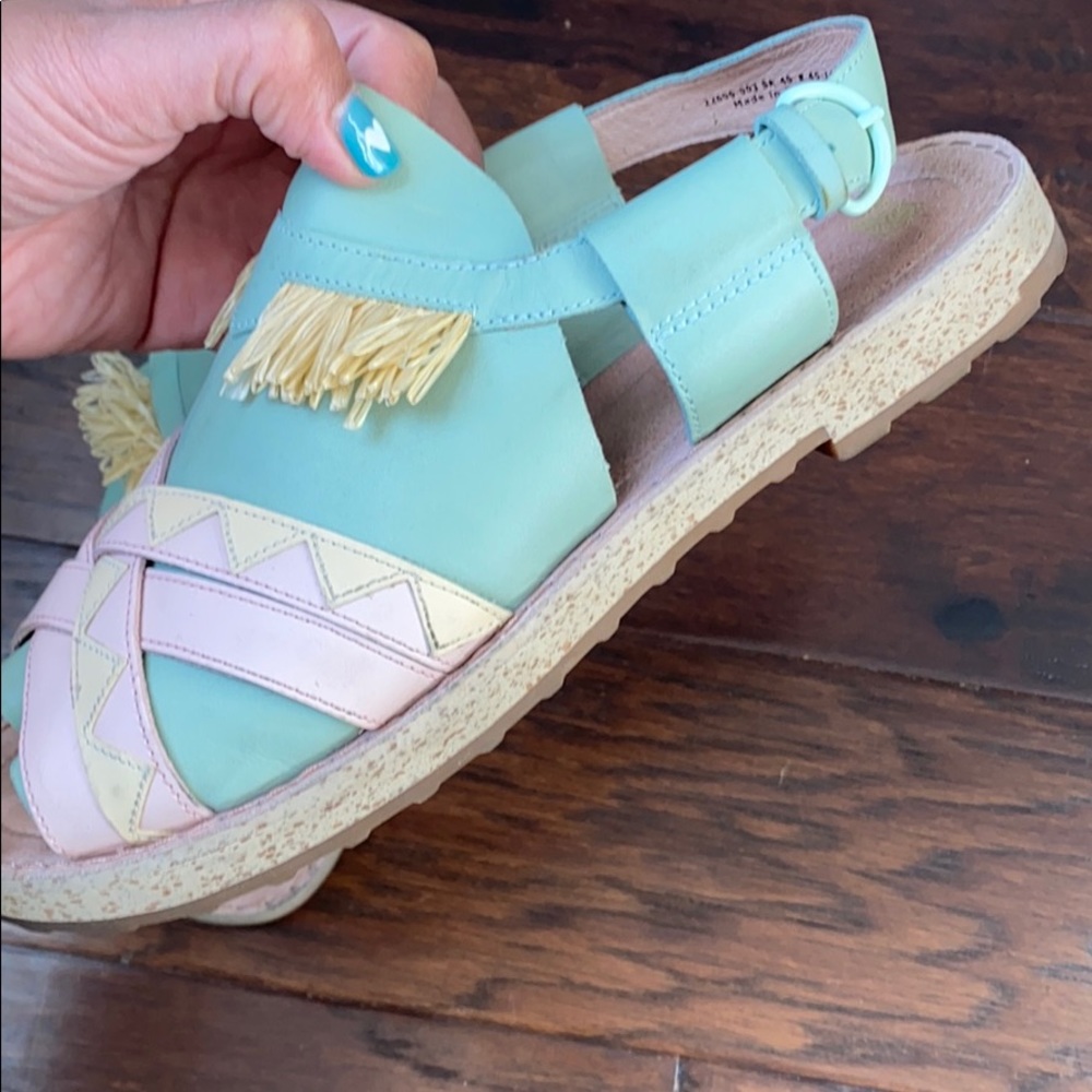 Camper Twins Leather Sandals - Picture 2 of 12